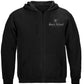 Black Helmet Black Flag Give Fear No Quarter Zip Hoodie - front view