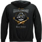 Black Helmet I'm Your Huckleberry Hoodie - back view