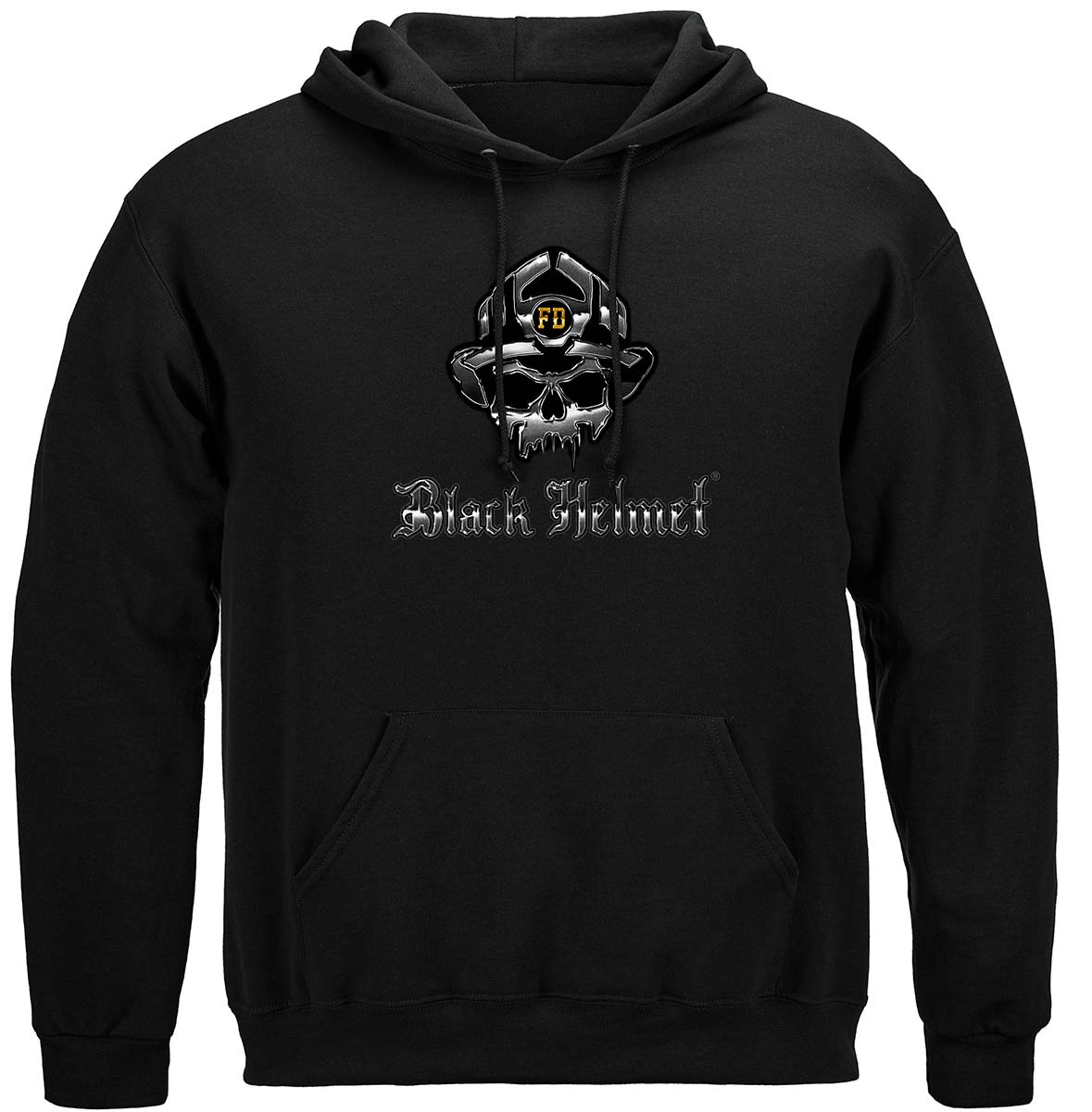 Black Helmet I'm Your Huckleberry Hoodie - front view