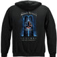 Black Helmet WTC Never Forget Hoodie - back view