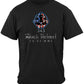 Black Helmet WTC Never Forget T-Shirt - front view