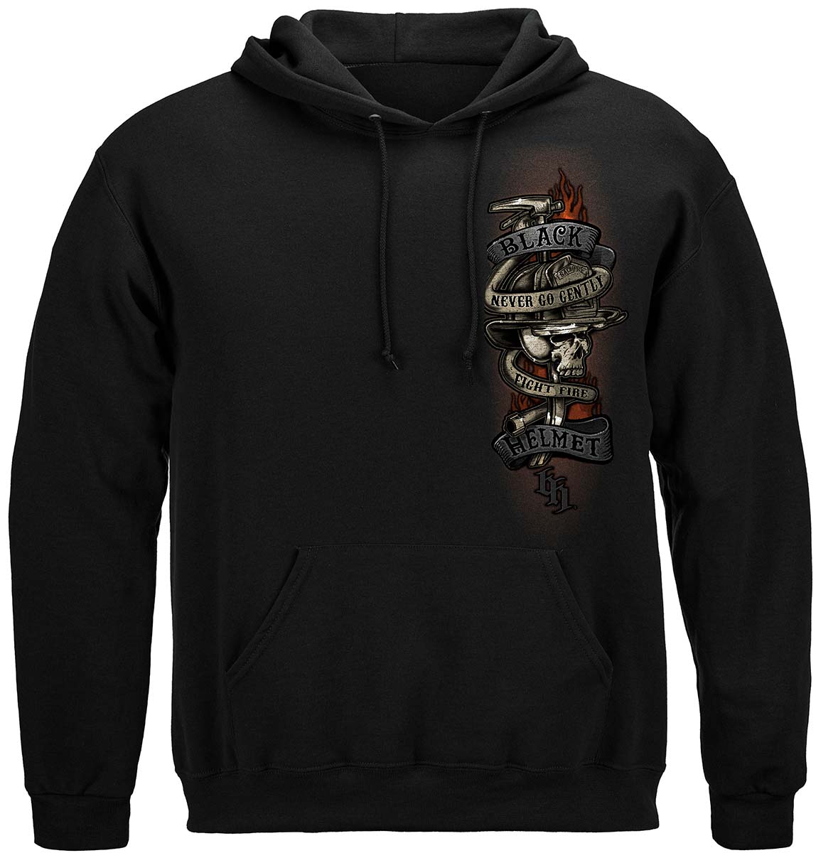 Never Go Gently Hoodie - front view