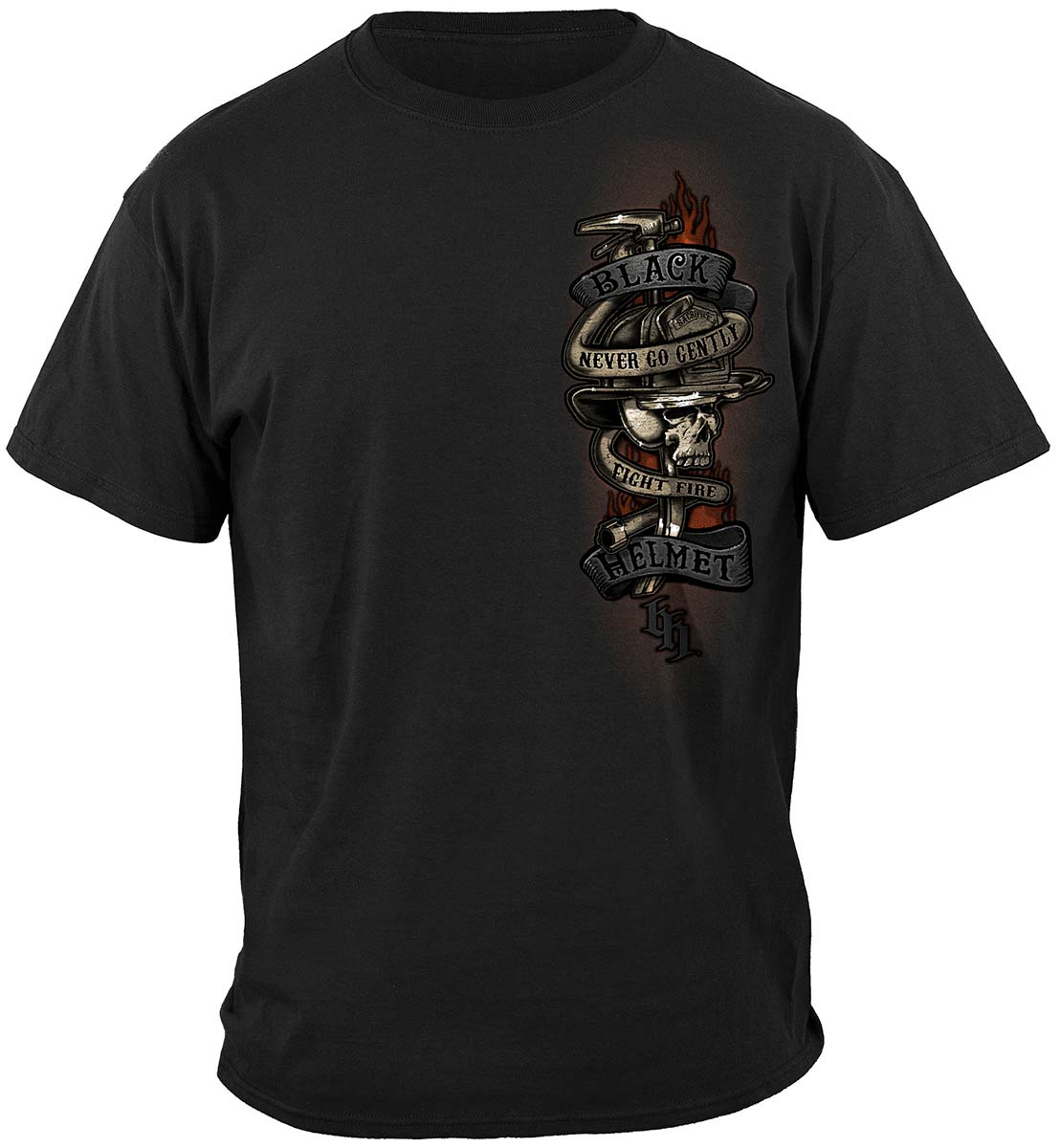Never Go Gently T-Shirt - front view