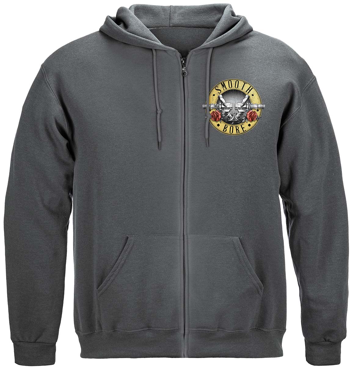 Smooth Bore Zip Hoodie - front view