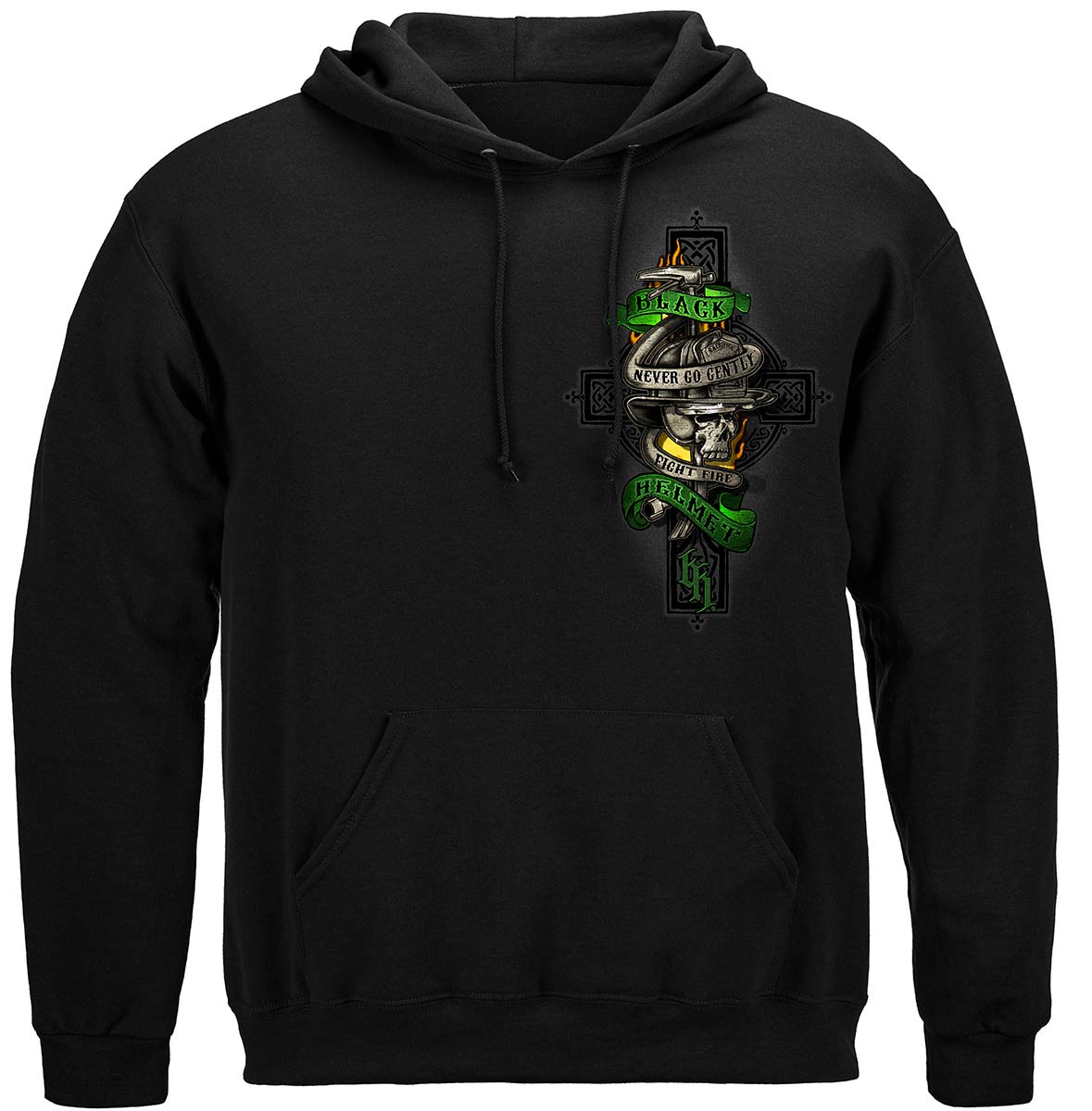 Irish Never Go Gently Hoodie - front view