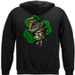 Irish Never Go Gently Zip Hoodie - back view