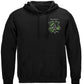 Irish Lucky Shamrock Card Hoodie - front view