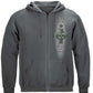 Irish Brotherhood Cross Zip Hoodie - front view