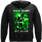 Black Helmet Hold the Line Hoodie - back view