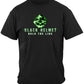 Black Helmet Hold the Line T-Shirt - front view