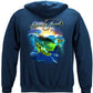 Mahi Dolphin Fish Beyond the Break Hoodie - back view