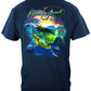 Mahi Dolphin Fish Beyond the Break T-Shirt - back view