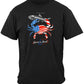 Patriotic Blue Claw Crab T-Shirt - front view