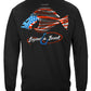 Patriotic Fluke Long Sleeve Shirt - back view