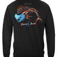 Patriotic Mahi Mahi Long Sleeve Shirt - back view