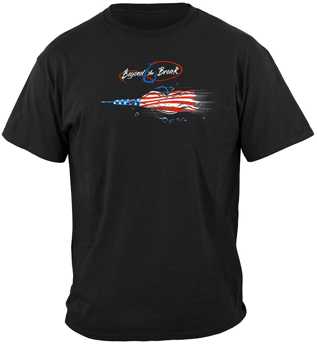 Patriotic Mahi Mahi T-Shirt - front view