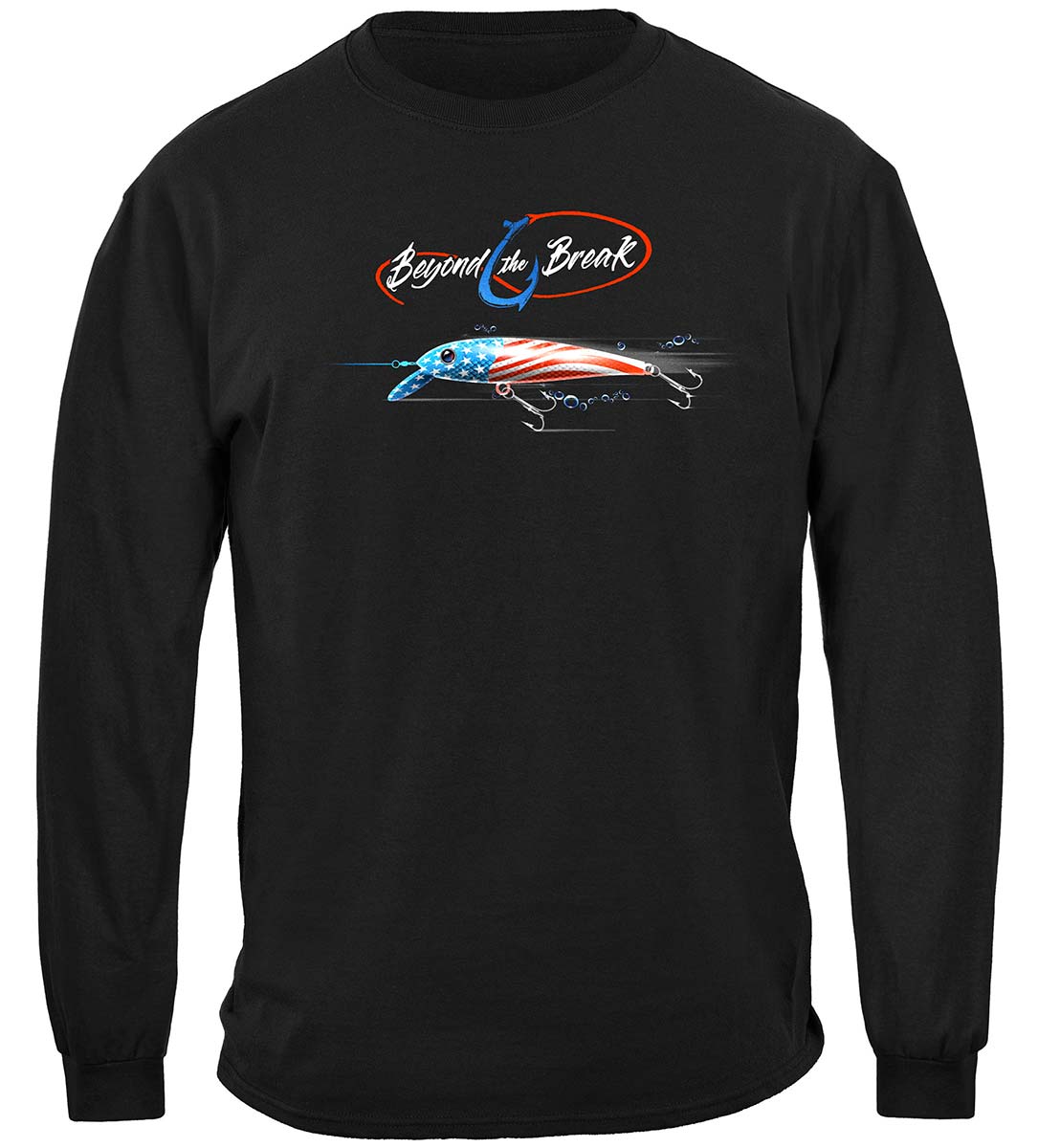 Patriotic Tarpon Long Sleeve Shirt - front view