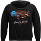 Patriotic Blackfish Hoodie - back view