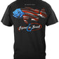 Patriotic Blackfish T-Shirt - back view