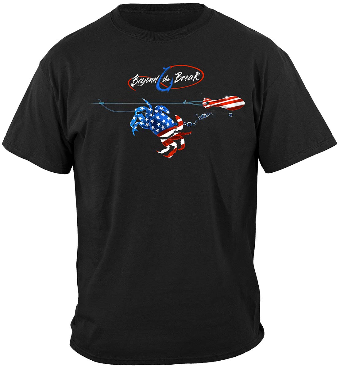 Patriotic Blackfish T-Shirt - front view