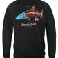 Patriotic Bonefish Long Sleeve Shirt - back view