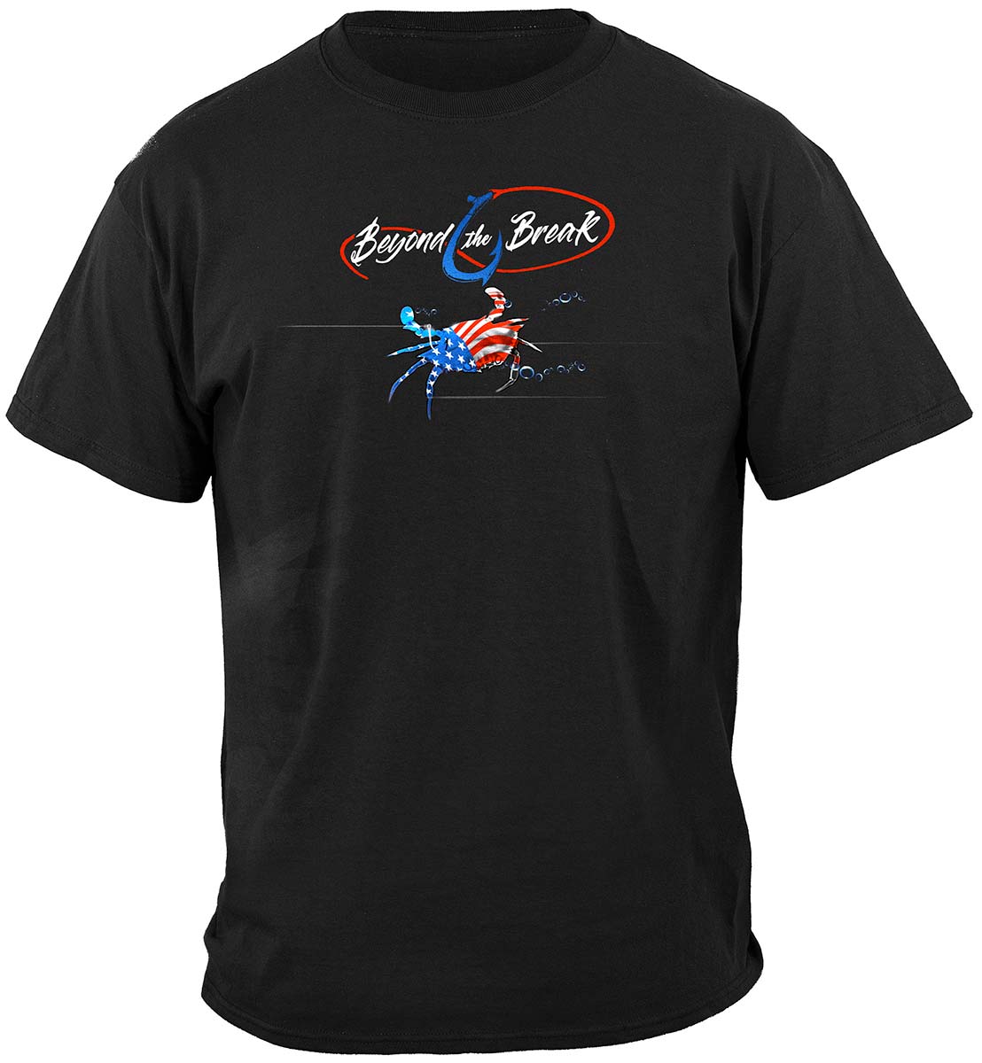 Patriotic Bonefish T-Shirt - front view