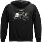 Black Flag Patriotic Blackfish Hoodie - back view