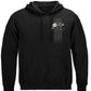Black Flag Patriotic Blackfish Hoodie - front view