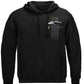 Black Flag Patriotic Bonefish Hoodie - front view