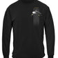 Black Flag Patriotic Catfish Long Sleeve Shirt - front view
