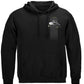 Black Flag Patriotic Catfish Hoodie - front view