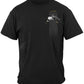 Black Flag Patriotic Catfish T-Shirt - front view