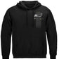 Black Flag Patriotic Fluke Hoodie - front view