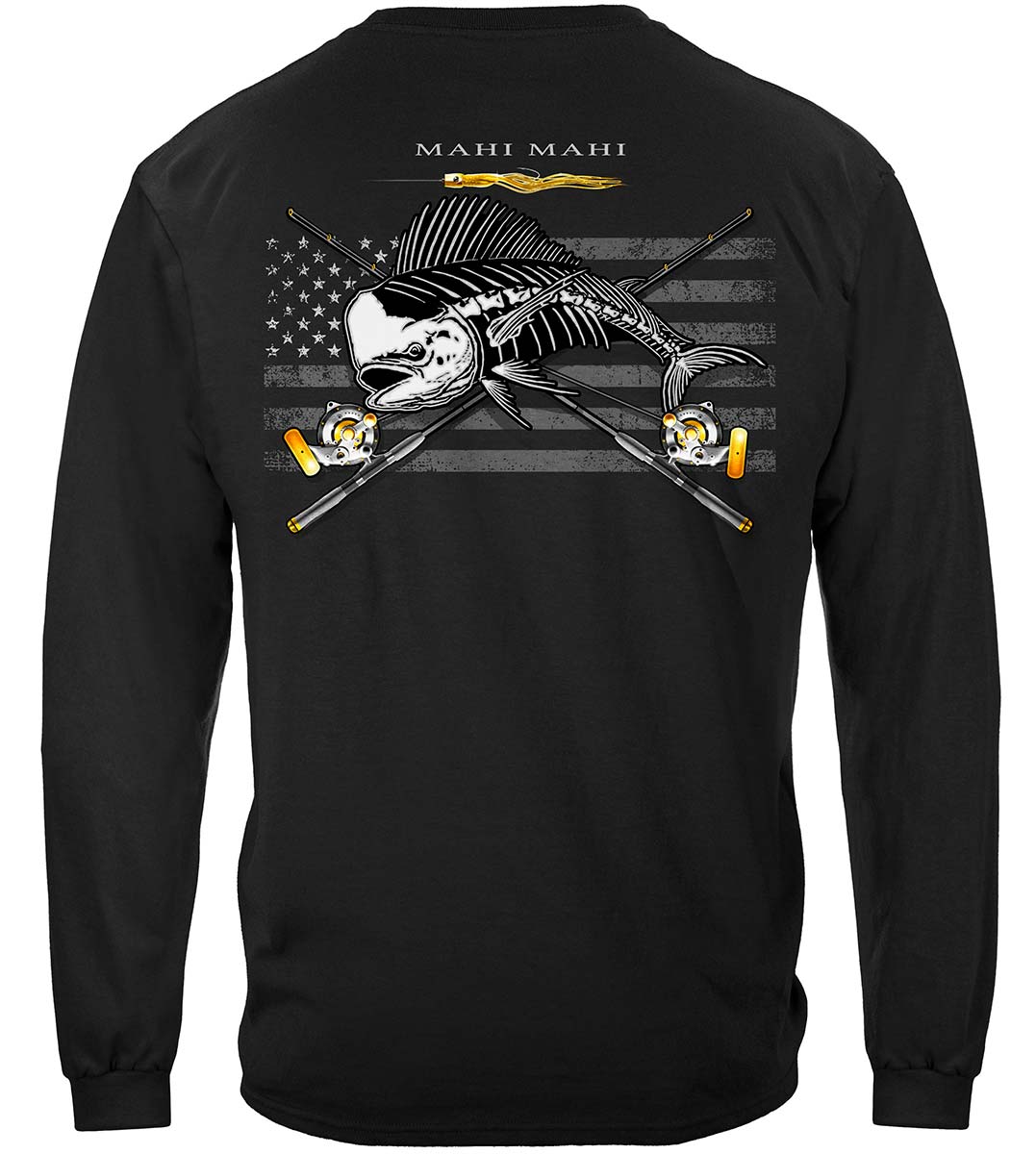Black Flag Patriotic Mahi Long Sleeve Shirt - back view