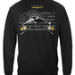 Black Flag Patriotic Sailfish Long Sleeve Shirt - back view