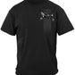 Black Flag Patriotic Tarpon T-Shirt - front view