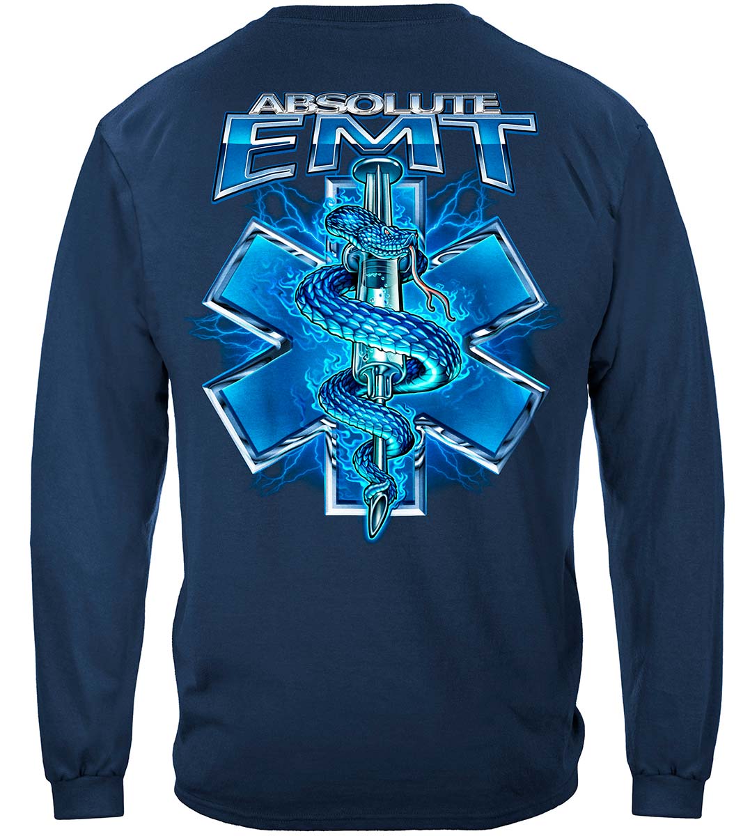 Absolute EMT Snake Long Sleeve Shirt - back view