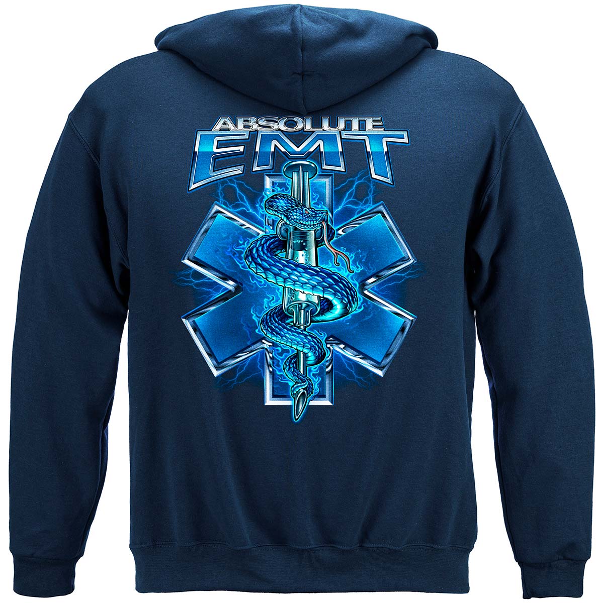 Absolute EMT Snake Hoodie - back view