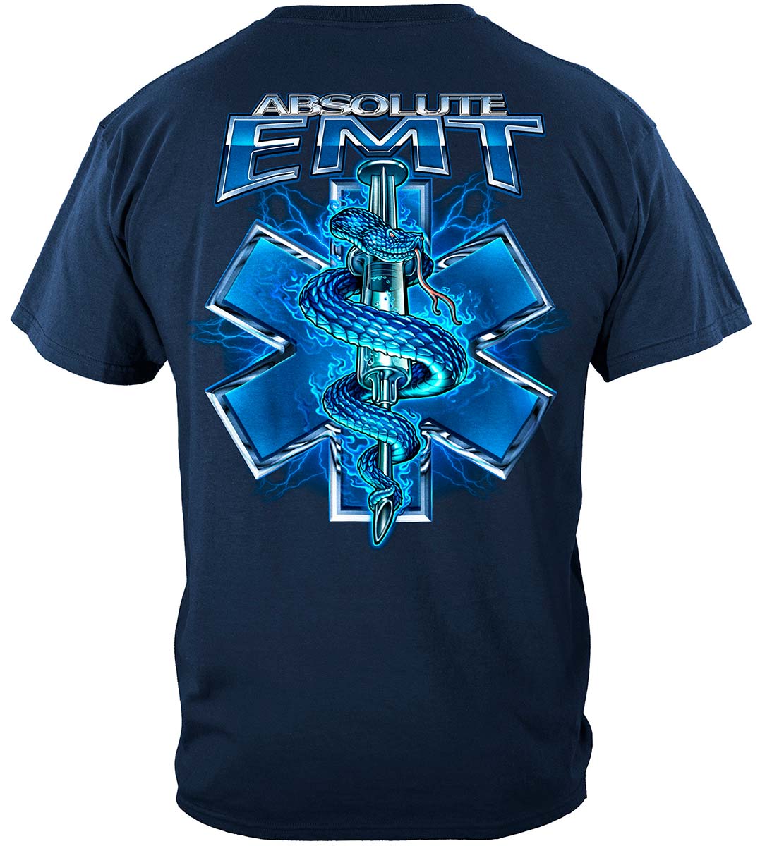 Absolute EMT Snake T-Shirt - back view