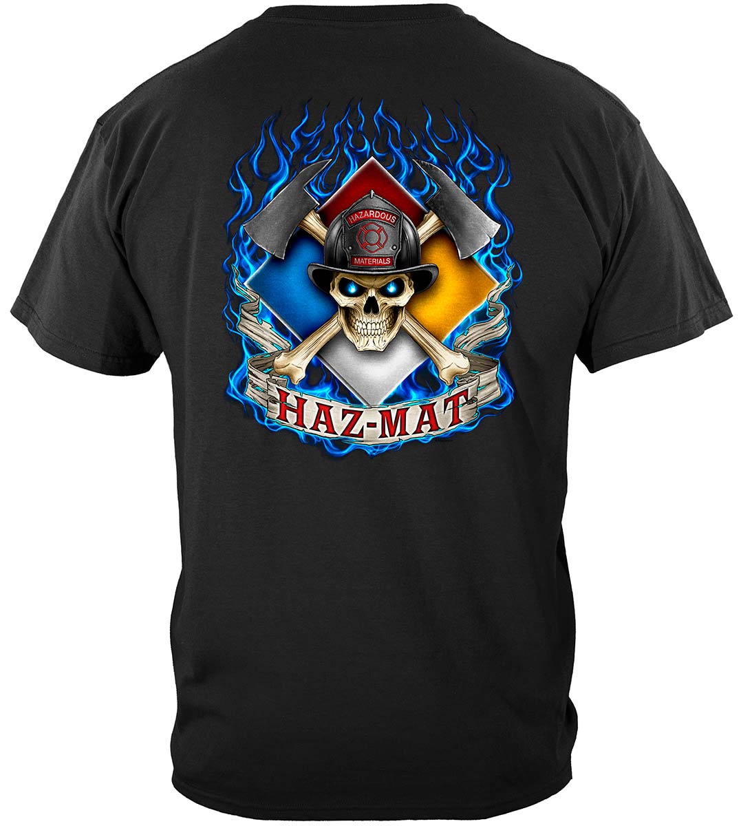 Hazmat Firefighter T-Shirt - back view