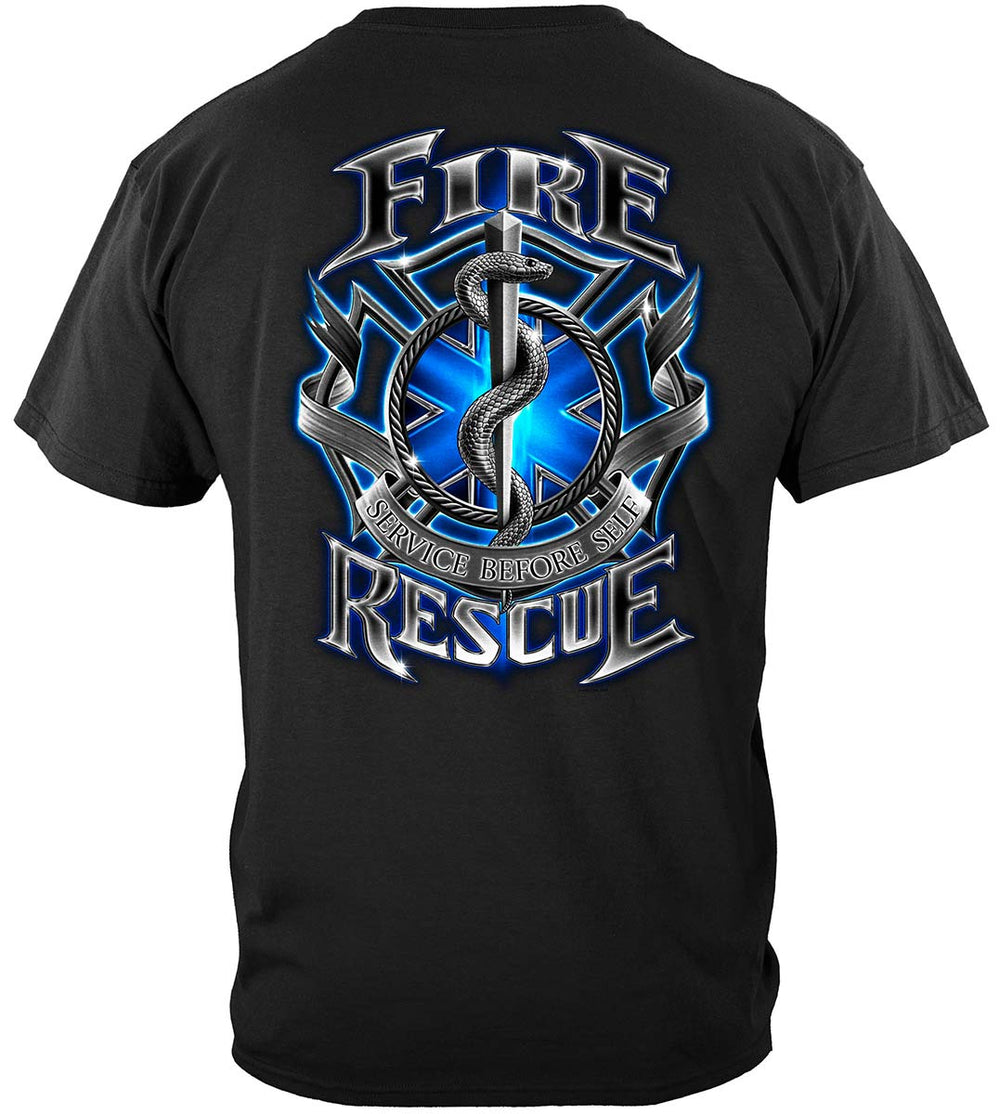 Fire Rescue Classic T-Shirt - back view