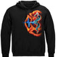 Fire Rescue Full Front Maltese Hoodie - front view