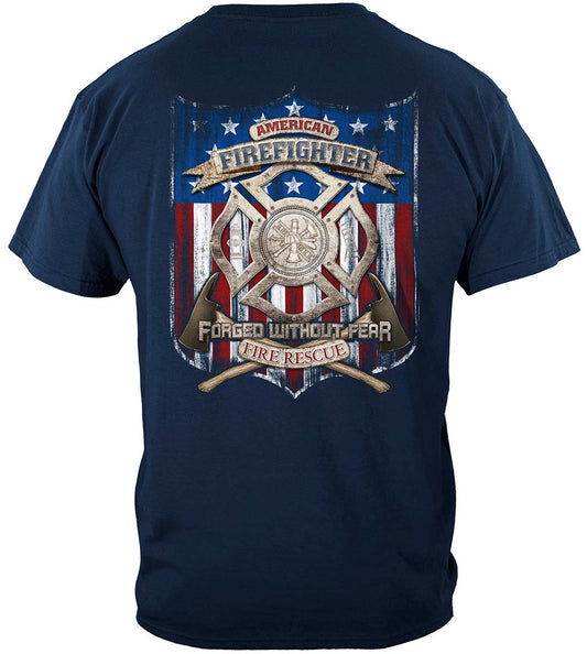 Firefighter American Made T-Shirt - back view