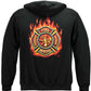 Firefighter Classic Fire Maltese Hoodie - back view