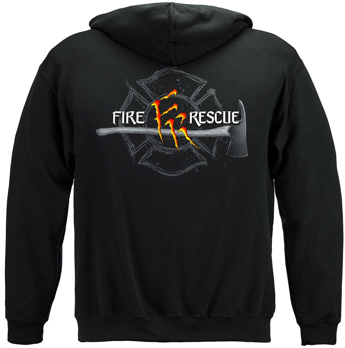 Monster Claws Fire Rescue Hoodie - back view