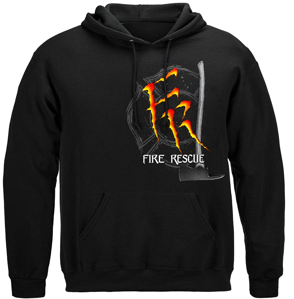 Monster Claws Fire Rescue Hoodie - front view