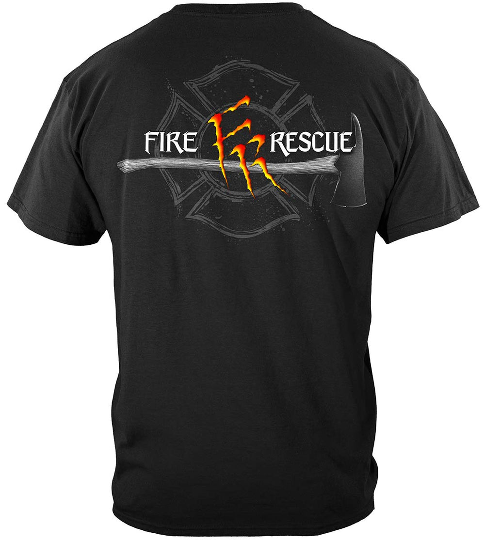 Monster Claws Fire Rescue T-Shirt - back view