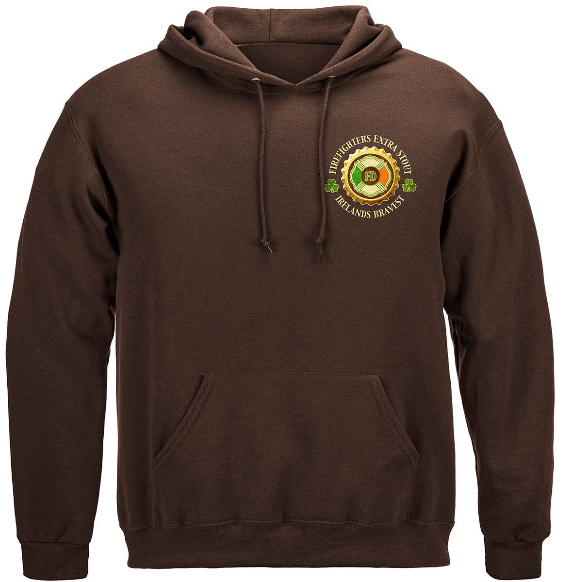 Firefighter DL Ireland's Bravest Hoodie - front view