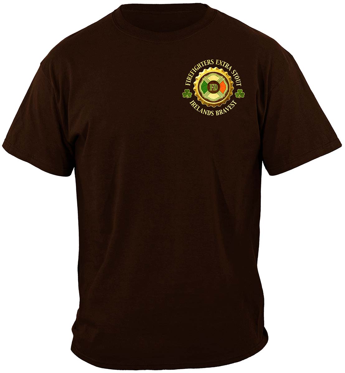 Firefighter DL Ireland's Bravest T-Shirt - front view