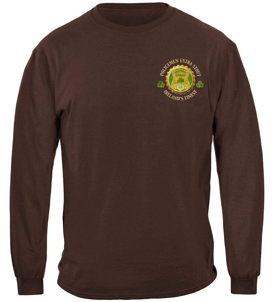 Police DL Bottled by Ireland's Finest Long Sleeve Shirt - front view